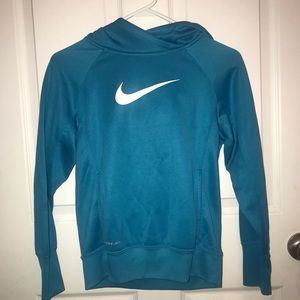 blue nike hoodie